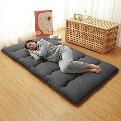 Modern Sleep Japanese Style Floor Futon Mattress Solid Color Foldable Tatami Floor Mat