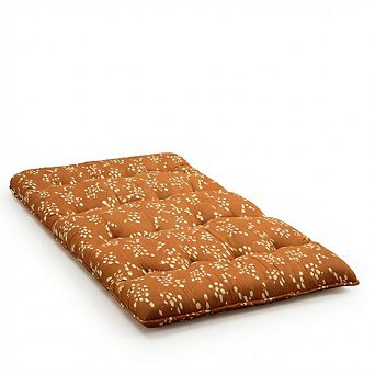 Floral Print Japanese Style Floor Mattress, Kid & Pet-Friendly, Multi-Use Floor Play Guest Bed