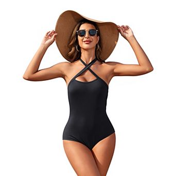 Sleeveless Bodysuit Shapewear Cross Straps Bodysuit Tops