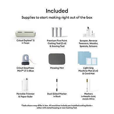 Cricut® Explore® 5 & Ultimate Bundle Crafting Machine