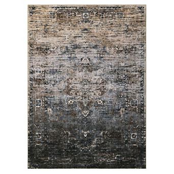 Large Area Rug Non-Slip, Ultra-Thin Rug for Living Room Bedroom, Machine Washable and Foldable