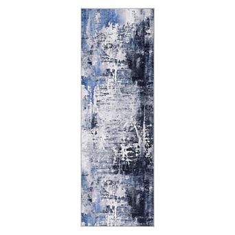 Retro Abstract Rugs Washable Area Rugs Non Slip Low Pile Boho Soft Carpet for Bedroom Living Room
