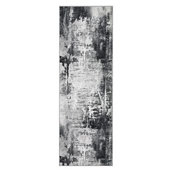 Retro Abstract Rugs Washable Area Rugs Non Slip Low Pile Boho Soft Carpet for Bedroom Living Room