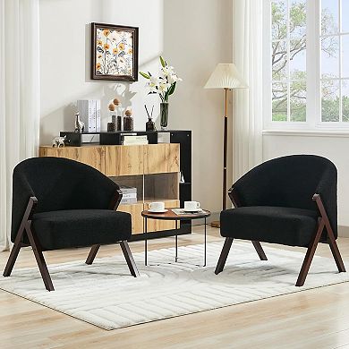ANIXOL Mid-Century Upholstered Accent Chair