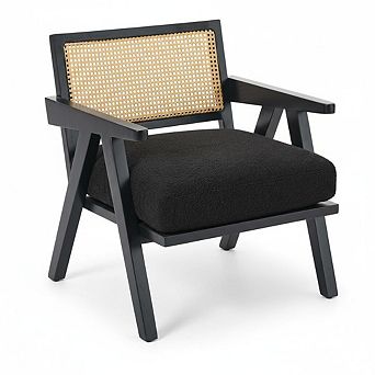 ANIXOL Mid Century Rattan Accent Chair