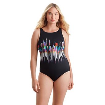 Women's Great Lengths Highneck One-Piece Swimsuit