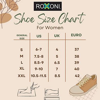 Roxoni Women’s Fleece Sweater Clog Slippers Soft & Comfortable House Slippers