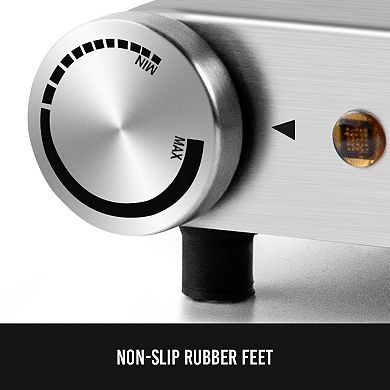 1800W Electric Cooktops with 7 Levels Temperature Control, Indicator Light, 120V