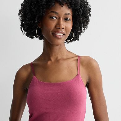 Juniors' Pink Republic Built-In Bra Camisole