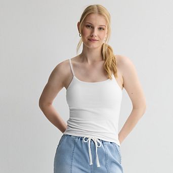 Juniors' Pink Republic Built-In Bra Camisole