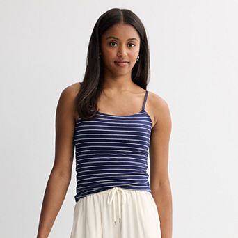 Juniors' Pink Republic Built-In Bra Camisole
