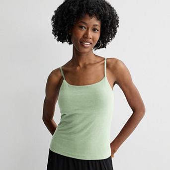 Juniors' Pink Republic Built-In Bra Camisole
