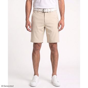 Men's PGA Tour 9-inch Flat Front Golf Shorts
