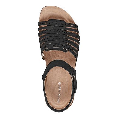Easy Spirit Mandie Women's Perforated Footbed Slingback Sandals