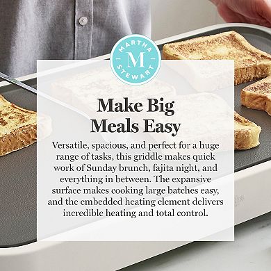 Martha Stewart 22-in. Griddle