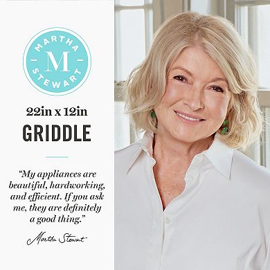 Martha Stewart 22-in. Griddle