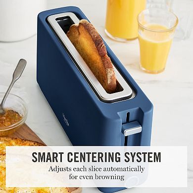 Martha Stewart Long Slot 2 Slice Toaster in Linen