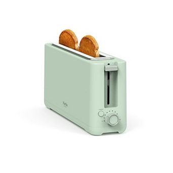 Martha Stewart Long Slot 2 Slice Toaster in Linen