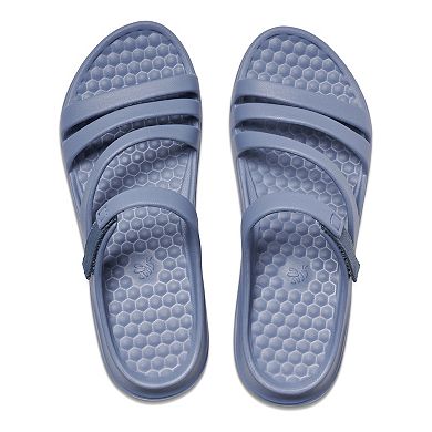Joybees Women's Lakeshore Sandal Geometric Mandala Slip-On Sandals
