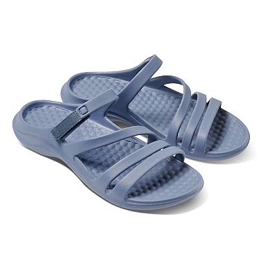 Joybees Women's Lakeshore Sandal Geometric Mandala Slip-On Sandals