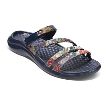 Joybees Women's Lakeshore Sandal Geometric Mandala Slip-On Sandals