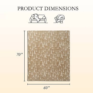 Creative Home Ideas Oversized Plush Throw Blanket