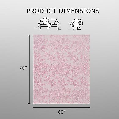 Baby Phat Oversized Plush Throw Blanket