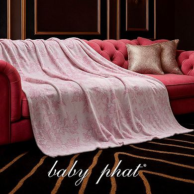 Baby Phat Oversized Plush Throw Blanket