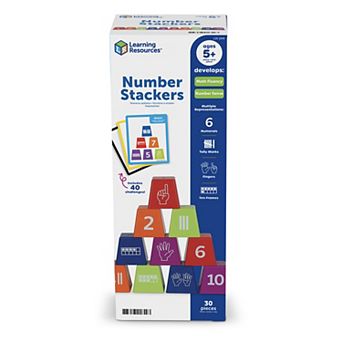 Learning Resources Number Stackers 30 pc Educational Toy