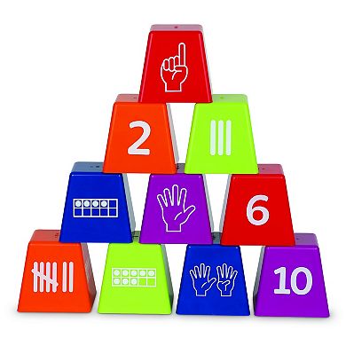 Learning Resources Number Stackers 30-Piece Educational Toy