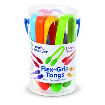 Learning Resources Flex-Grip Tongs 6-Pack