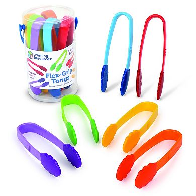 Learning Resources Flex-Grip Tongs 6-Pack