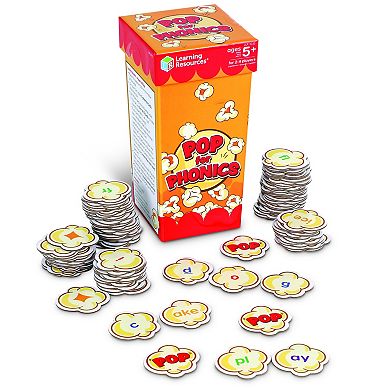 Learning Resources Pop for Phonics 100-Piece Educational Game