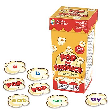 Learning Resources Pop for Phonics 100-Piece Educational Game