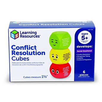 Learning Resources Conflict Resolution Cubes 6 pc