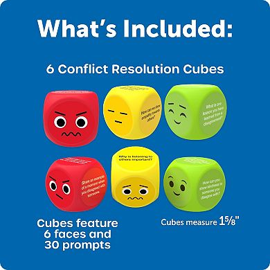 Learning Resources Conflict Resolution Cubes 6-Piece