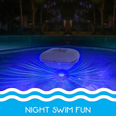 Make It Real Solar Powered Color Changing LED Floating Pool Light