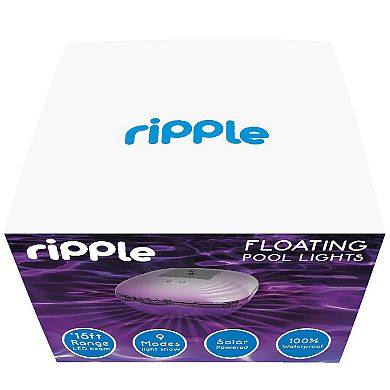 Make It Real Solar Powered Color Changing LED Floating Pool Light