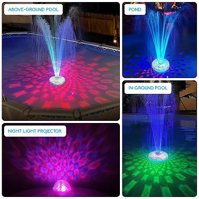 Make It Real Ripple Floating Pool Fountain Light