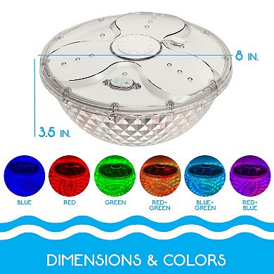 Make It Real Ripple Floating Pool Fountain Light