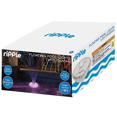 Make It Real Ripple Floating Pool Fountain Light