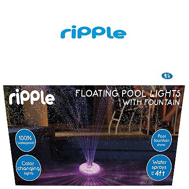 Make It Real Ripple Floating Pool Fountain Light
