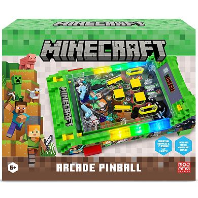 Merchant Ambassador Minecraft Arcade Pinball - Overworld - Lights & Sounds Tabletop Game