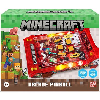 Merchant Ambassador Minecraft Arcade Pinball - Lights & Sounds Tabletop Game