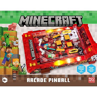 Merchant Ambassador Minecraft Arcade Pinball - Lights & Sounds Tabletop Game