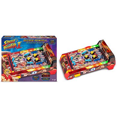 Merchant Ambassador Street Fighter II Arcade Pinball Tabletop Game with Lights & Sounds