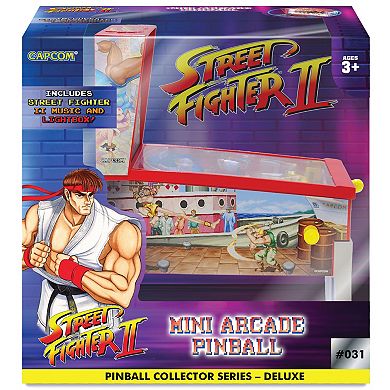 Merchant Ambassador Street Fighter II: Mini Arcade Pinball Tabletop Game