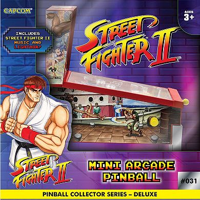 Merchant Ambassador Street Fighter II: Mini Arcade Pinball Tabletop Game