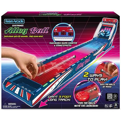 Merchant Ambassador Retro Arcade Alley-Ball Tabletop Game with Scoreboard & Sound Effects