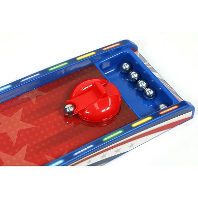 Merchant Ambassador Retro Arcade Alley-Ball Tabletop Game with Scoreboard & Sound Effects